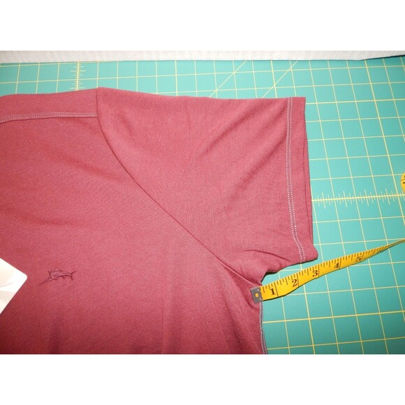 Tommy Bahama Men's Maroon Short Sleeve Button Up Casual Shirt XXL NWT - Picture 13 of 15